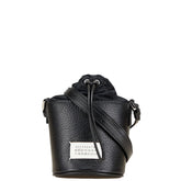 マルタンマルジェラ メゾンマルジェラ11 5AC マイクロ バケットバッグ ショルダーバッグ S56WG0164 ブラック レザー ナイロン レディース MARTIN MARGIELA 【中古】