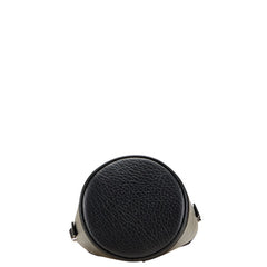 マルタンマルジェラ メゾンマルジェラ11 5AC マイクロ バケットバッグ ショルダーバッグ S56WG0164 ブラック レザー ナイロン レディース MARTIN MARGIELA 【中古】