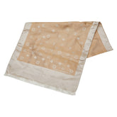 ルイ ヴィトン モノグラム エシャルプ カプリ スカーフ M71051 ゴールド ブラウン シルク レディース LOUIS VUITTON 【中古】