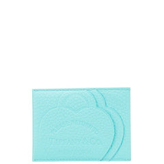ティファニー リターン トゥ ティファニー カードケース ティファニーブルー レザー レディース TIFFANY&Co. 【中古】