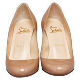 クリスチャンルブタン - パンプス ハイヒール サイズ:35 ベージュ パテントレザー レディース Christian Louboutin 中古