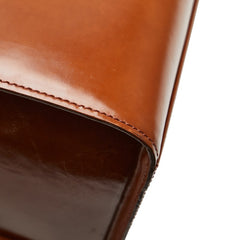 カルティエ パンテール ハンドバッグ ブラウン レザー レディース CARTIER 【中古】