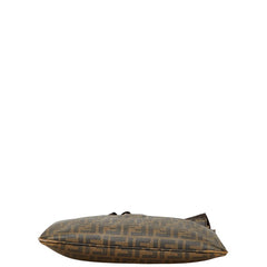 フェンディ ズッカ 斜め掛け ショルダーバッグ 7VA247 カーキ ブラウン PVC レザー レディース FENDI 【中古】