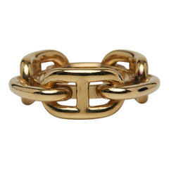 エルメス ルカデ シェーヌダンクル スカーフリング ゴールド メッキ レディース HERMES 【中古】