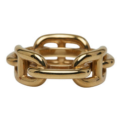 エルメス ルカデ シェーヌダンクル スカーフリング ゴールド メッキ レディース HERMES 【中古】