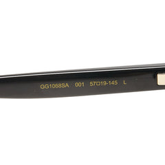 グッチ アジアンフィット サングラス GG1068SA ブラック プラスチック レディース GUCCI 【中古】