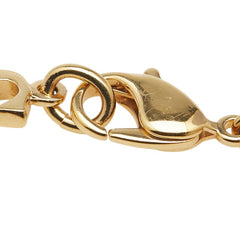 ディオール ロゴ ブレスレット ゴールド メッキ レディース Dior 【中古】