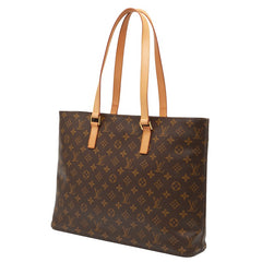 ルイ ヴィトン モノグラム ルコ トートバッグ ショルダーバッグ M51155 ブラウン PVC レザー レディース LOUIS VUITTON 【中古】