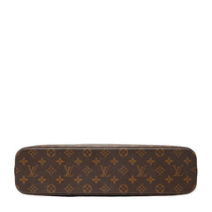 ルイ ヴィトン モノグラム ルコ トートバッグ ショルダーバッグ M51155 ブラウン PVC レザー レディース LOUIS VUITTON 【中古】