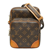 ルイ ヴィトン モノグラム アマゾン ショルダーバッグ M45236 ブラウン PVC レザー レディース LOUIS VUITTON 【中古】