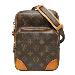 ルイ ヴィトン モノグラム アマゾン ショルダーバッグ M45236 ブラウン PVC レザー レディース LOUIS VUITTON 【中古】