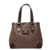 ルイ ヴィトン ダミエ ハムステッドPM トートバッグ ハンドバッグ N51205 エベヌ ブラウン PVC レザー レディース LOUIS VUITTON 中古