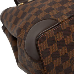 ルイ ヴィトン ダミエ ハムステッドPM トートバッグ ハンドバッグ N51205 エベヌ ブラウン PVC レザー レディース LOUIS VUITTON 中古