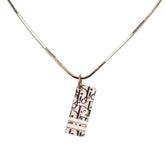 ディオール トロッター ネックレス シルバー ピンク メタル レディース Dior 中古