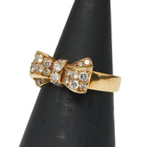 ヴァンクリーフ&アーペル K18YG イエローゴールド ダイヤ0.48ct ヌーパピヨン 750 リング 指輪 レディース Van Cleef & Arpels 9号 【中古】