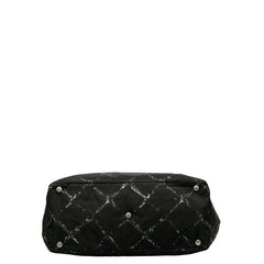 シャネル 旧トラベルライン トート トートバッグ ショルダーバッグ ブラック ナイロン レディース CHANEL 【中古】