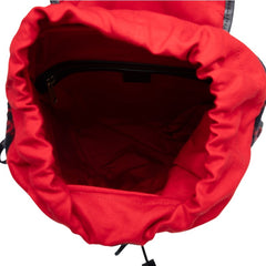 グッチ GGウール リュック バックパック 598184 ネイビー レッド ウール レザー レディース GUCCI 【中古】