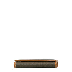 フェンディ ペカン 6連 キーケース キーホルダー 10163 ブラック ブラウン PVC レザー レディース FENDI 中古