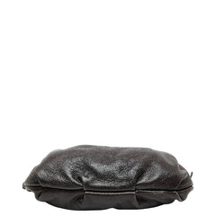 プラダ ロゴ金具 チェーン ワンショルダーバッグ ハンドバッグ パープル レザー レディース PRADA 中古