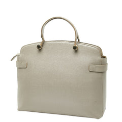 フルラ アガタ ハンドバッグ ショルダーバッグ 2WAY グレージュ レザー レディース Furla 【中古】