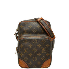 ルイ ヴィトン モノグラム アマゾン 斜め掛け ショルダーバッグ M45236 ブラウン PVC レザー レディース LOUIS VUITTON 【中古】