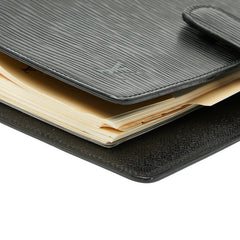 ルイ ヴィトン エピ アジェンダMM 手帳カバー R20202 ノワール ブラック レザー レディース LOUIS VUITTON 【中古】