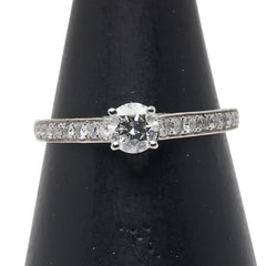 ヴァンクリーフ&アーペル ロマンス リング 指輪 #50 VCARG27600 Pt950 プラチナ レディース Van Cleef & Arpels 【中古】