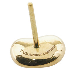 ティファニー ビーン スタッドピアス K18YG イエローゴールド レディース TIFFANY&Co. 【中古】