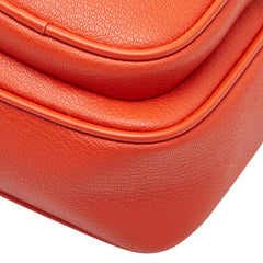 マイケルコース JET SET TRAVEL 斜め掛け ショルダーバッグ オレンジ レザー レディース Michael Kors 【中古】