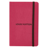 ルイ ヴィトン ノートブックPM ジェーン 手帳 GI1206 ピンク 紙 ファブリック レディース LOUIS VUITTON 【中古】