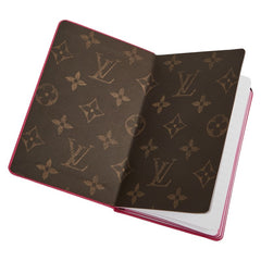 ルイ ヴィトン ノートブックPM ジェーン 手帳 GI1206 ピンク 紙 ファブリック レディース LOUIS VUITTON 【中古】