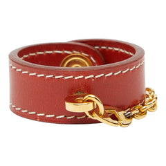 エルメス ノマド グローブホルダー ブラウン系 レザー メッキ レディース HERMES 【中古】