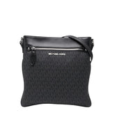 マイケルコース シグネチャー コニーショルダーバッグ 斜め掛け ブラック PVC レディース Michael Kors 【中古】