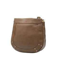 クロエ エデン 斜め掛け ショルダーバッグ ブラウン レザー レディース Chloe 【中古】