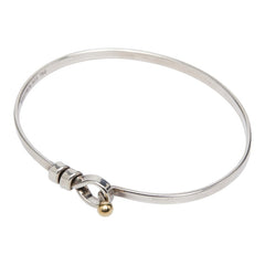 ティファニー フック&アイ ブレスレット SV925 シルバー K18YG イエローゴールド(750刻印) レディース TIFFANY&Co. 【中古】