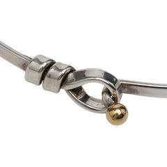 ティファニー フック&アイ ブレスレット SV925 シルバー K18YG イエローゴールド(750刻印) レディース TIFFANY&Co. 【中古】