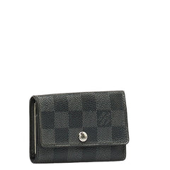 ルイ ヴィトン ダミエ グラフィット ミュルティクレ6 キーケース N62662 ブラック PVC レザー メンズ LOUIS VUITTON 【中古】