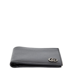 グッチ GGマーモント ダブルG 二つ折り財布 コイン ウォレット 428725 ブラック レザー レディース GUCCI 【中古】