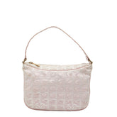 シャネル ニュートラベルライン ワンショルダーバッグ ピンク ナイロン レザー レディース CHANEL 中古