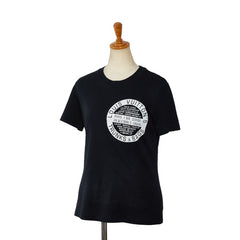 ルイ ヴィトン 19SS TRUNKS&BAGS スタンプ ロゴ 半袖Tシャツ サイズ:S ブラック コットン メンズ LOUIS VUITTON 【中古】