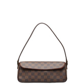 ルイ ヴィトン ダミエ レコレータ ショルダーバッグ ハンドバッグ N51299 ブラウン PVC レザー レディース LOUIS VUITTON 中古
