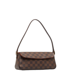 ルイ ヴィトン ダミエ レコレータ ショルダーバッグ ハンドバッグ N51299 ブラウン PVC レザー レディース LOUIS VUITTON 中古