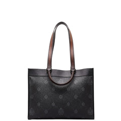 ベルルッティ ウリス スモール ハンドバッグ トートバッグ 2WAY ブラック ブラウン PVC レザー メンズ Berluti 【中古】