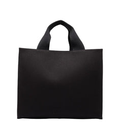 フェンディ ×VERSACA ヴェルサーチ FENDACE フェンダーチェ ラ メデューサ 総柄 トートバッグ ショルダーバッグ 2WAY 8BH395 ブラック イエロー キャンバス レディース FENDI 中古