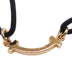 ティファニー Tスマイル ブレスレット K18YG イエローゴールド レディース TIFFANY&Co. 【中古】