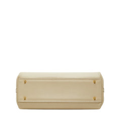 ヴァレンティノ ハンドバッグ アイボリー ホワイト レザー レディース VALENTINO 【中古】