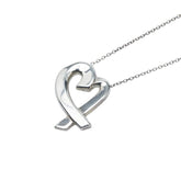 ティファニー ラビングハート ネックレス SV925 シルバー レディース TIFFANY&Co. 【中古】