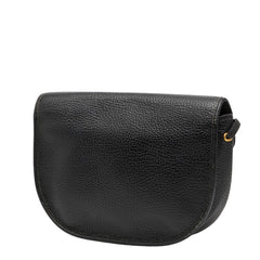 ディオール CDロゴ 斜め掛け ショルダーバッグ ブラック レザー レディース Dior 【中古】