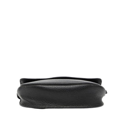 ディオール CDロゴ 斜め掛け ショルダーバッグ ブラック レザー レディース Dior 【中古】