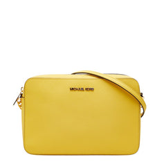 マイケルコース 斜め掛け ショルダーバッグ イエロー レザー レディース Michael Kors 【中古】